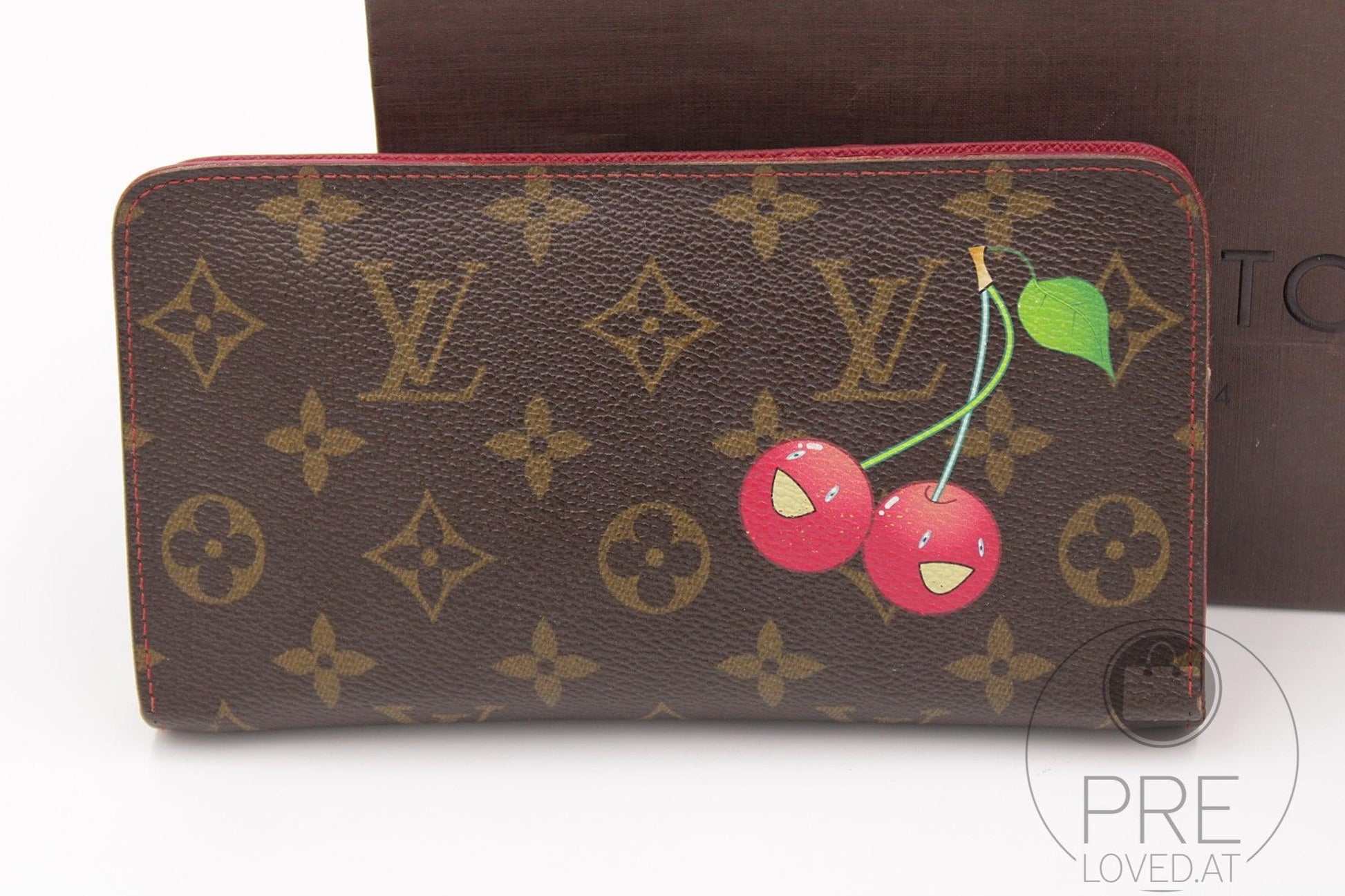 Limitiertes Murakami Zippy Long Wallet Cherry Portemonaie - Pre-Loved