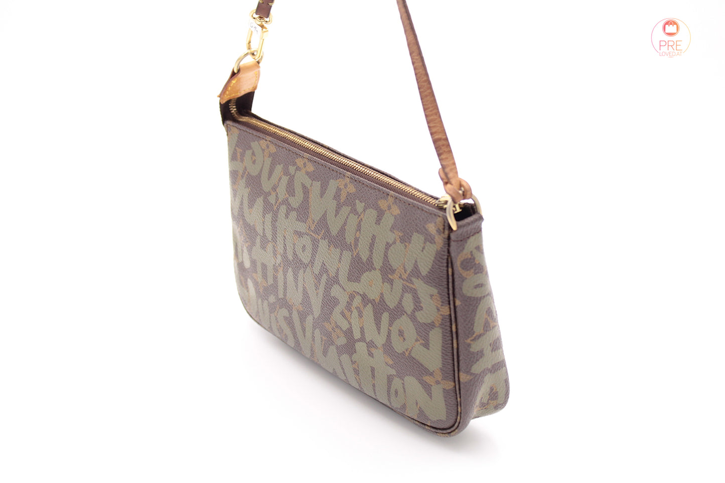 Pochette Stephen Sprouse Graffiti green