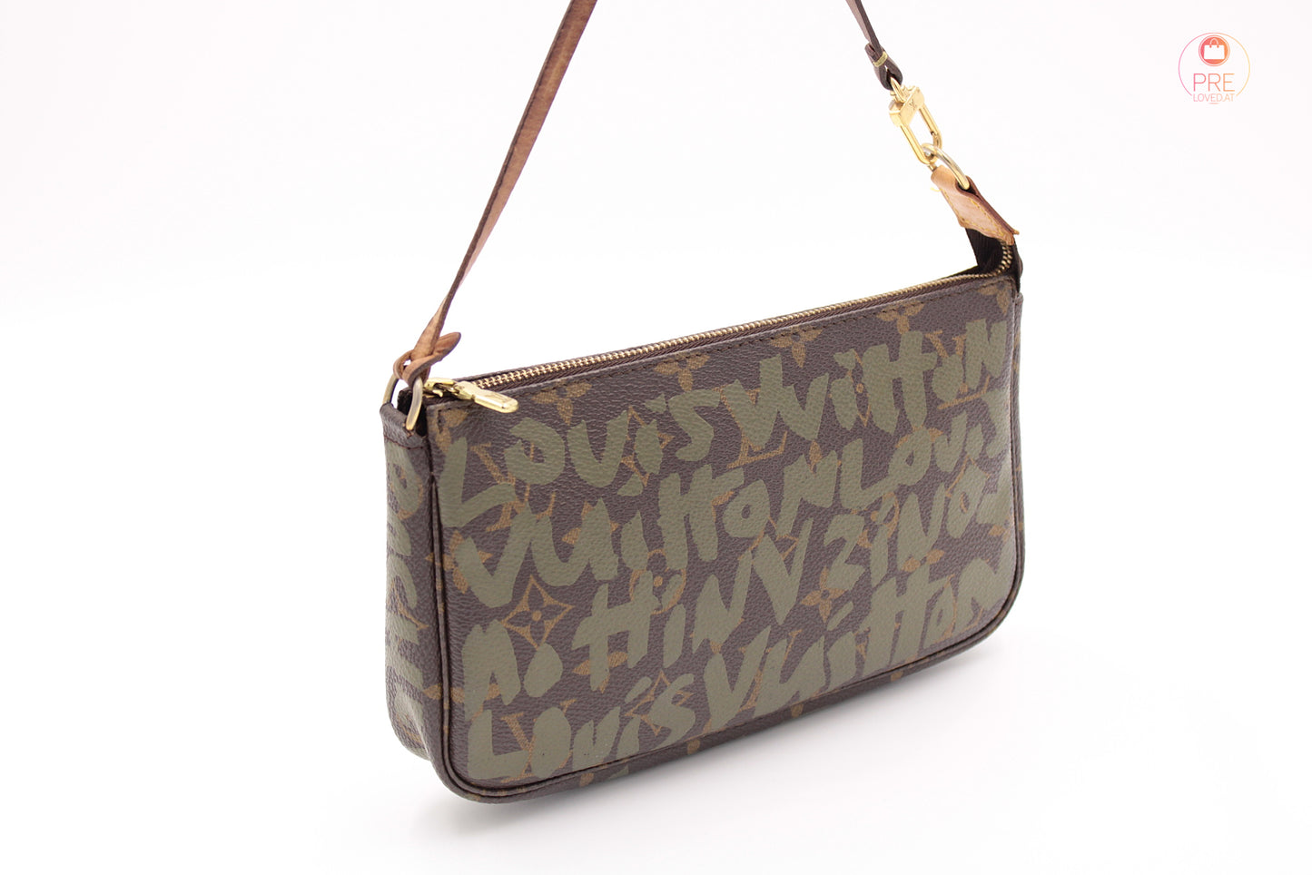 Pochette Stephen Sprouse Graffiti green