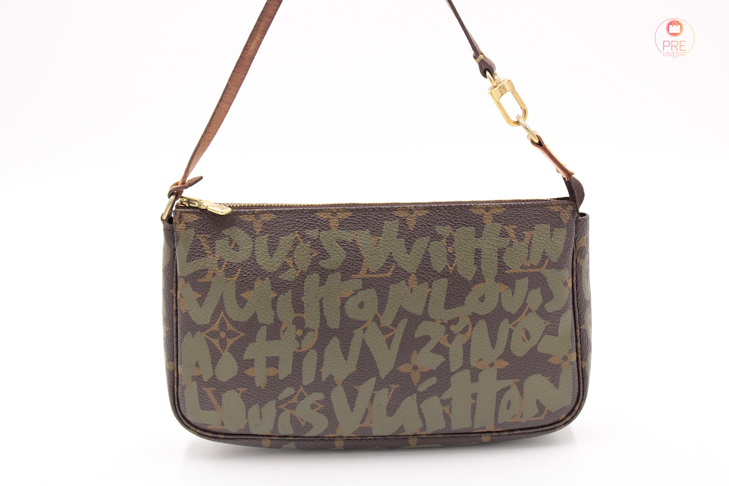 Pochette Stephen Sprouse Graffiti green