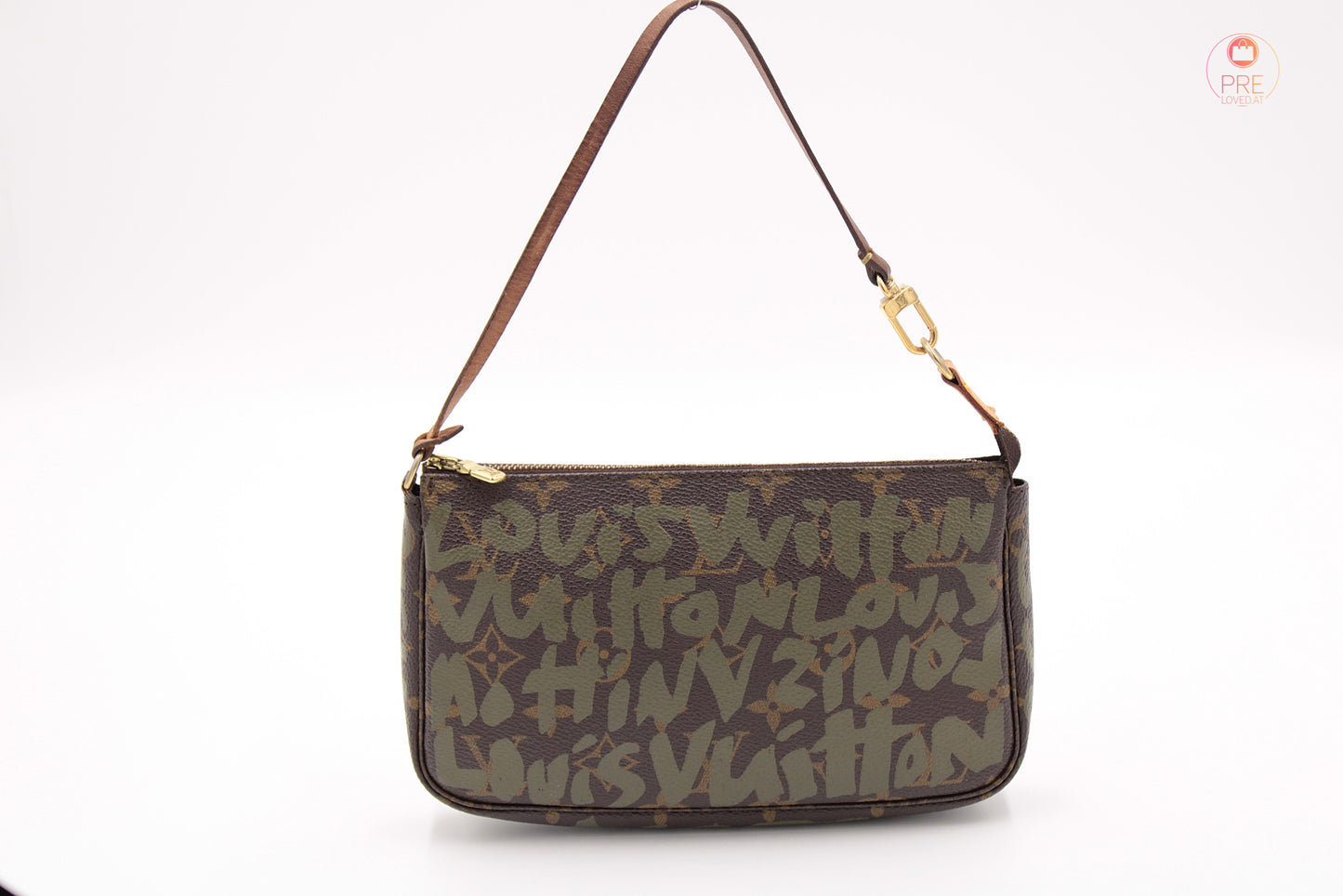 Pochette Stephen Sprouse Graffiti green