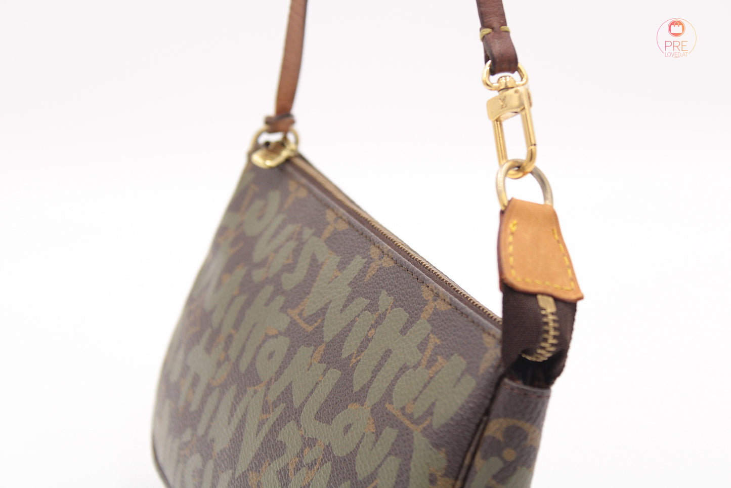 Pochette Stephen Sprouse Graffiti green