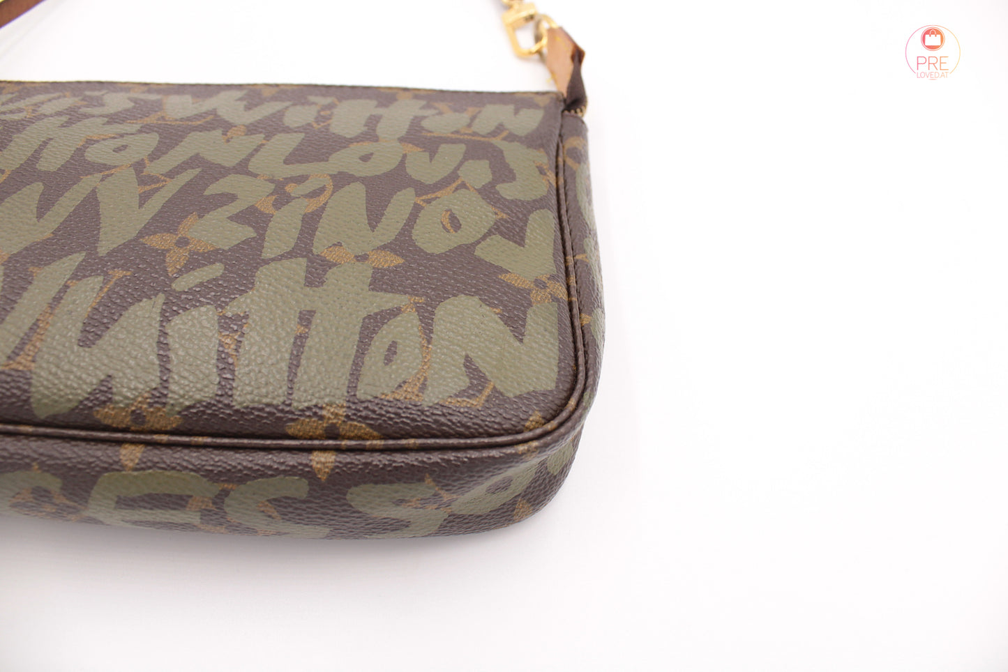 Pochette Stephen Sprouse Graffiti green