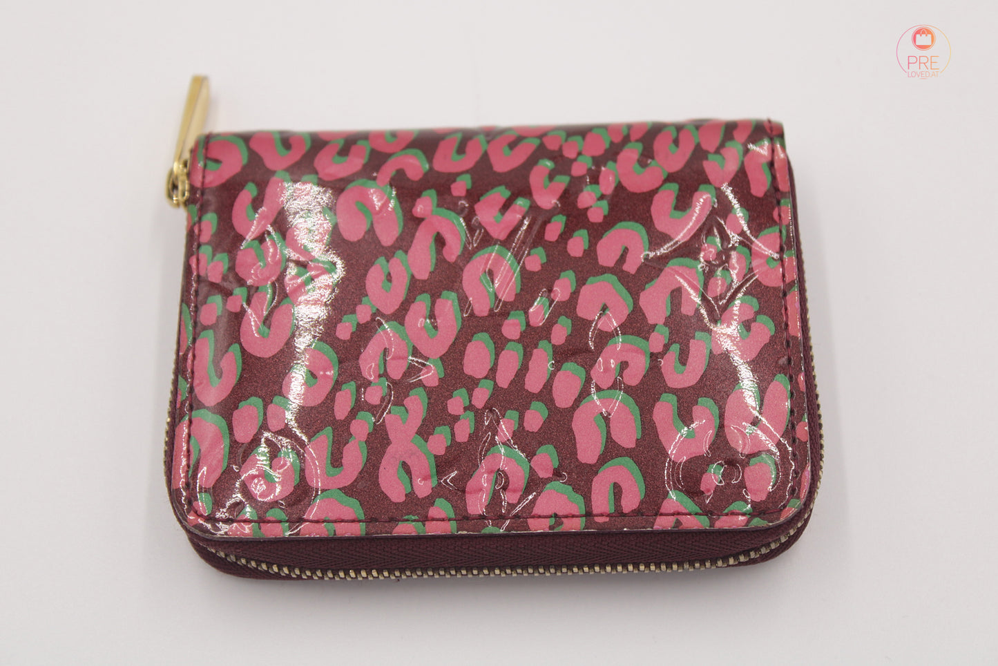 Zippy Wallet Leopard Stephen Sprouse Vernis Red
