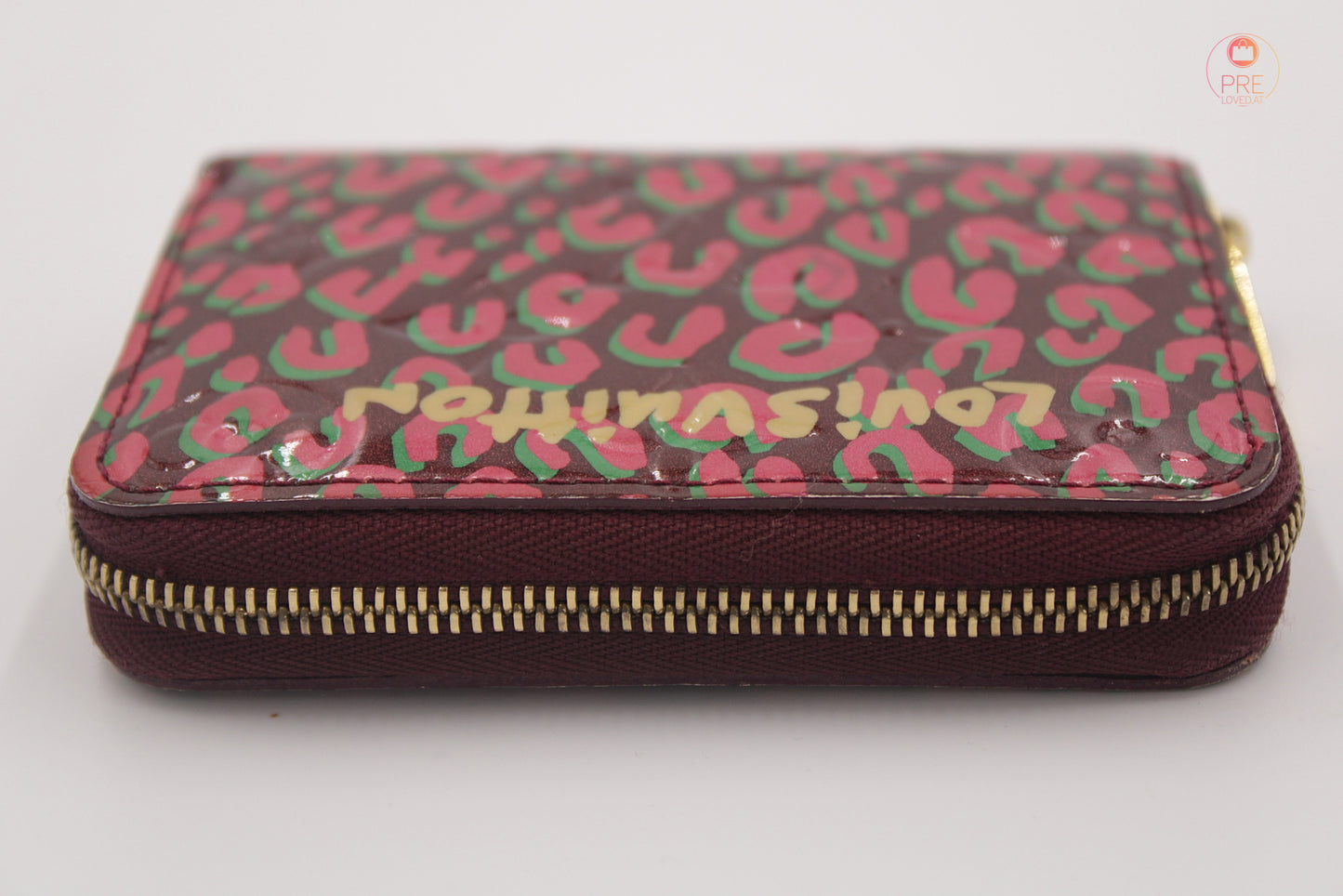 Zippy Wallet Leopard Stephen Sprouse Vernis Red